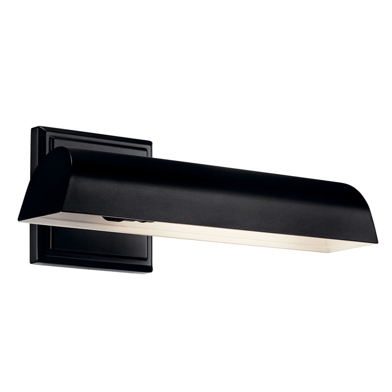 Carston Wall Cylinder Sconce Black 12.25 Inch