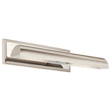 Carston Wall Cylinder Sconce Polished Nickel 24.25 Inch