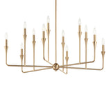 Alvaro Chandelier Champagne Bronze 12 Light