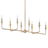 Alvaro Linear Chandelier Champagne Bronze
