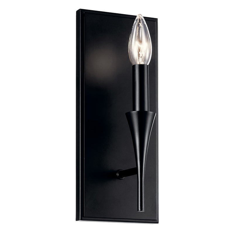 Alvaro Wall Sconce Black