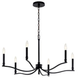 Malene Linear 1 Tier Chandelier detail 1