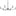 Malene Chandelier Black 6 Light