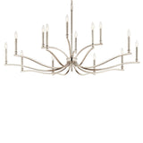 Malene Chandelier Polished Nickel 14 Light