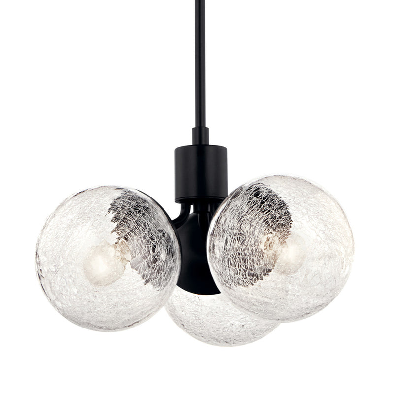 Silvarious Pendant Black 3 Light