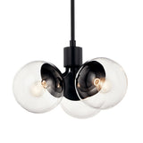 Silvarious Pendant Black 3 Light