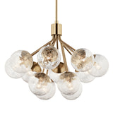 Silvarious Pendant Champagne Bronze 12 Light