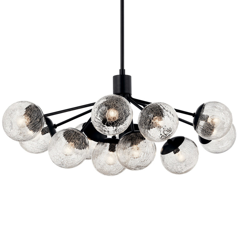 Silvarious Chandelier Black