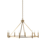 Carrick Chandelier Champagne Bronze 8 Light