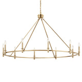 Carrick Chandelier Champagne Bronze 10 Light