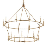 Carrick Chandelier Champagne Bronze 18 Light