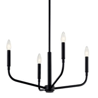 Madden Semi Flush Chandelier Black