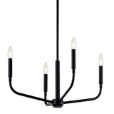 Madden Semi Flush Chandelier Black