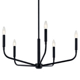 Madden Chandelier Black 26 inch / 5 Light