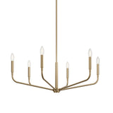 Madden Chandelier Champagne Bronze 32 inch / 6 Light