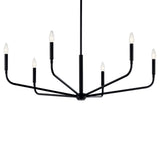 Madden Chandelier Black 38 inch / 6 Light