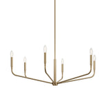 Madden Chandelier Champagne Bronze 38 inch / 6 Light