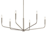 Madden Chandelier Brushed Nickel 38 inch / 6 Light