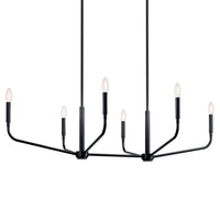 Madden Linear Chandelier Black