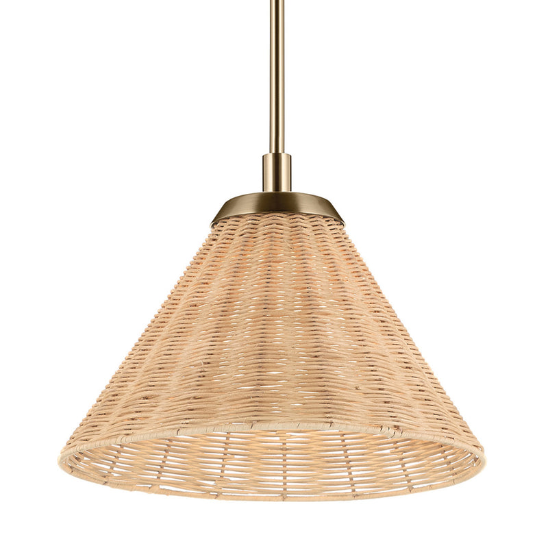 Bekah Cone Inverted Pendant Champagne Bronze