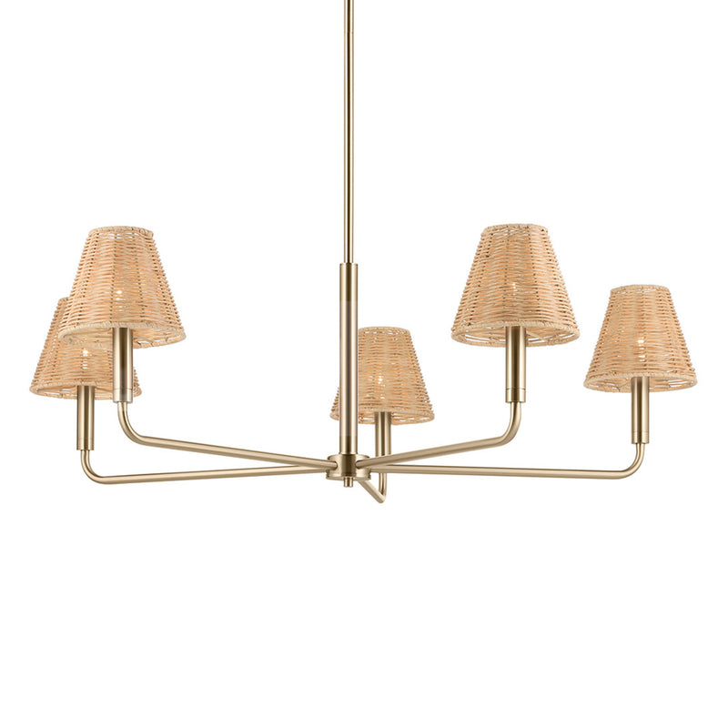Bekah Cone 1 Tier Chandelier Champagne Bronze