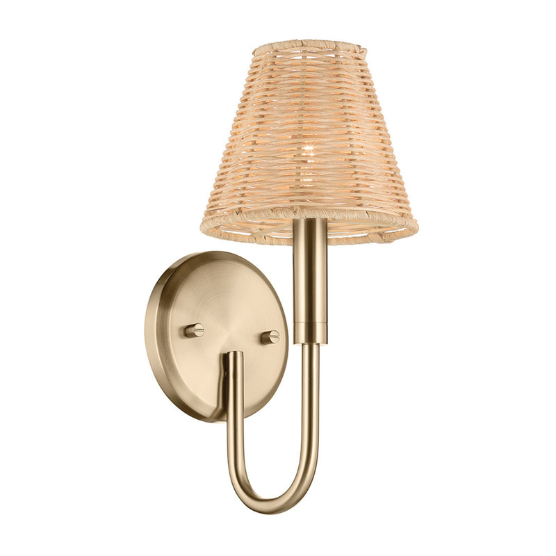 Bekah Wall Cone Sconce Champagne Bronze