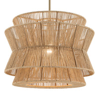 Ophira Hour Glass Pendant Champagne Bronze 22 Inch