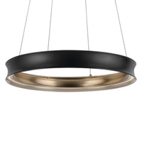 Larousse Chandelier Black 29.5 Inch