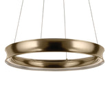 Larousse Round Chandelier Champagne Bronze 29.5 Inch