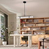 Riven Cylinder Linear Chandelier lifestyle 3