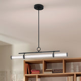 Riven Cylinder Linear Chandelier lifestyle 1