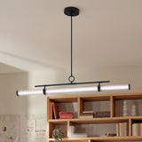 Riven Cylinder Linear Chandelier lifestyle 5