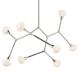 Cassius Chandelier Polished Nickel 26.5 Inch