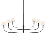 Eadie Chandelier Black 23.25 Inch