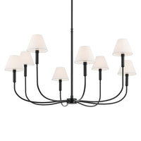 Eadie Foyer Chandelier Black