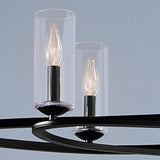Harpin Cylinder Oval Chandelier lifestyle 2