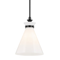 Laria Cone Pendant Black 10.5 Inch