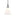 Laria Cone Pendant Black 10.5 Inch