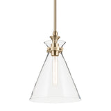 Laria Cone Pendant Champagne Bronze 10.5 Inch