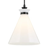 Laria Cone Pendant Black 16 Inch