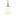 Laria Hour Glass Pendant Black 9.75 Inch