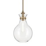 Laria Hour Glass Pendant Champagne Bronze 9.75 Inch