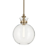 Laria Round Pendant Champagne Bronze 10.25 Inch