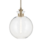 Laria Round Pendant Champagne Bronze 15 Inch