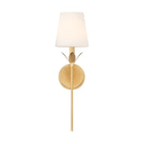 Broche 6'' Antique Gold Sconce by Crystorama