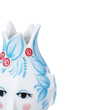 Bjørn Wiinblad Titania Candle Holder, Light Blue, H: 4.5" By Bjorn Wiinblad