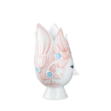 Bjørn Wiinblad Titania Vase, Light Rose, H: 7.9" By Bjorn Wiinblad