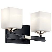 Marette Vanity Light Black 2 Light