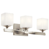Marette Vanity Light Brushed Nickel 3 Light