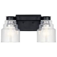 Vionnet Vanity Light Black 2 Light